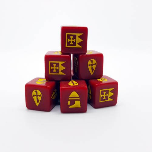 Dice: Continental Dice - Norman / Carolingian (8) Saga RPG D&D Board Game Dice