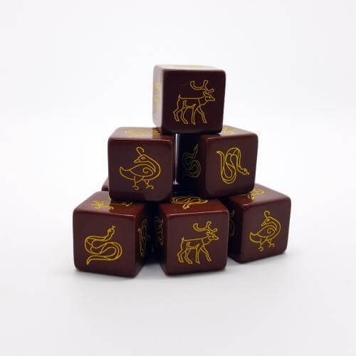 Dice: Scots, Picts, &Irish Saga RPG D&D Board Game Dice