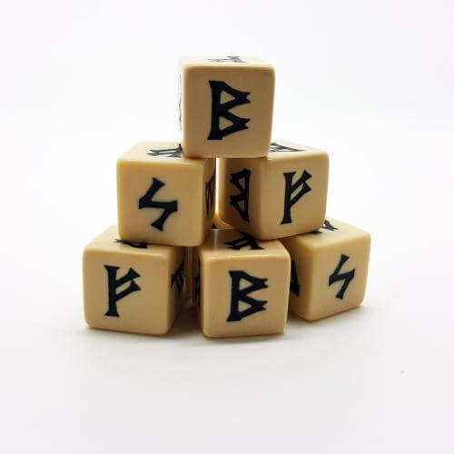 Dice : Runic Dice - Viking / Jomsviking / Pagan Rus / Norse Gael (8) Saga RPG D&D Board Game Dice