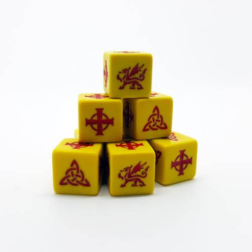 Dice: Welsh, Celtic Saga RPG D&D Board Game Dice