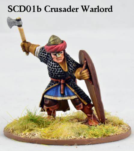 Crusader Warlord On Foot (1) Saga Gripping Beast