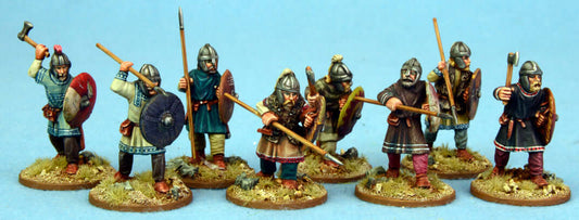 Goth Warriors (8) Saga miniatures