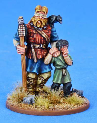 SAGA Pagan Priest 4 - The Blind Seer & His Boy Gripping Beast