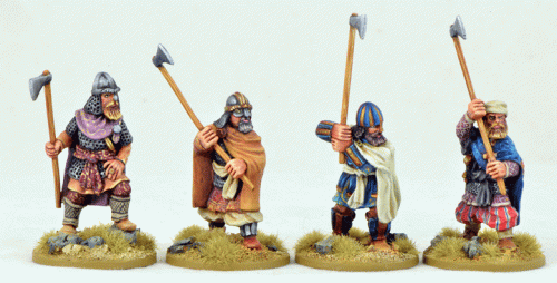 Varangian Guard (Double Handed Axes) (4) Saga Gripping Beast