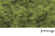 Wargaming Battle Mat 6x4 Grassy Hill wargaming mats