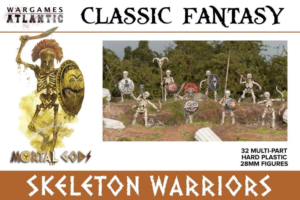 SKELETON WARRIORS CLASSIC FANTASY WARGAMES ATLANTIC