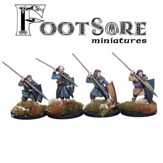 Welsh Early Medieval Spearmen: Footsore Miniatures