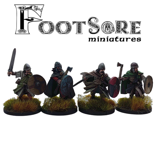 Welsh Poor Dark Age Warriors: Footsore Miniatures