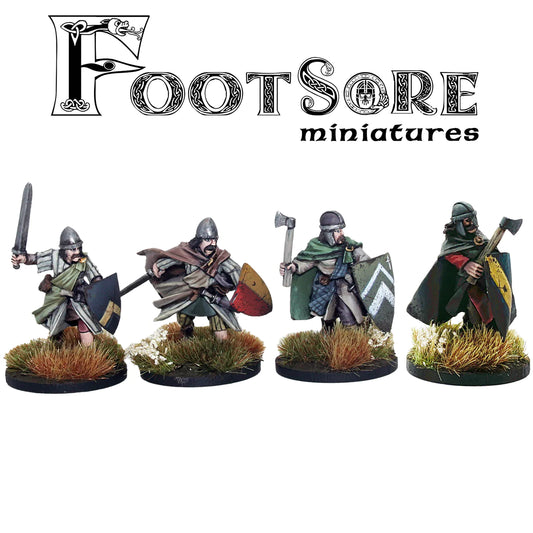 Welsh Poor Medieval Warriors: Footsore Miniatures