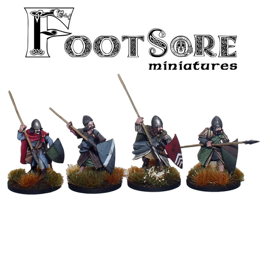 Welsh Medieval Spearmen: Footsore Miniatures