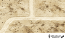 Wargaming Battle Mat 6x4 Wild West Town wargaming mat