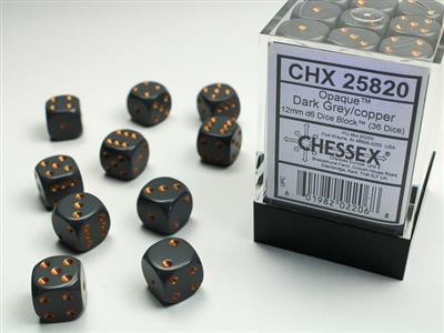 12MM D6 DICE 36 DICE (Click to see options) RPG D&D Board Game Dice