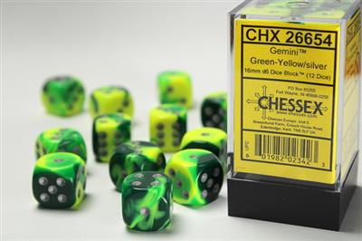 16MM D6 12 Dice (Click to see options) RPG D&D Board Game Dice