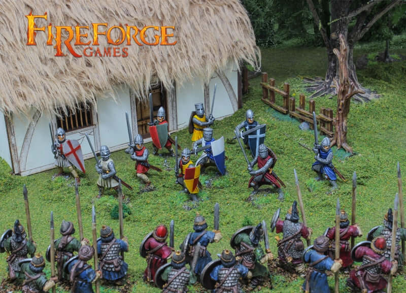 FOOT KNIGHTS XI-XIIIC Fireforge miniatures