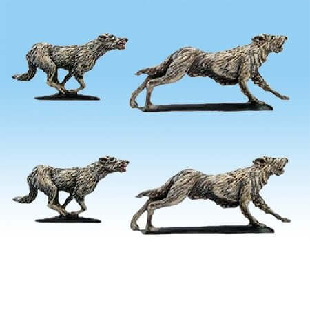 Wild Dogs Frostgrave 28mm Fantasy miniatures Great for Dungeons & Dragons