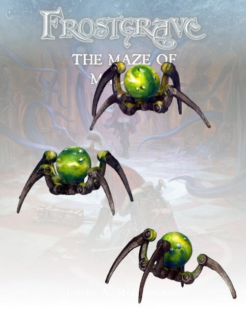 Glass Spiders for Frostgrave by NorthStar 28mm Fantasy miniatures Great for Dungeons & Dragons