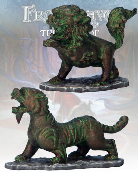 Shrieking Wolves Frostgrave 28mm Fantasy miniatures Great for Dungeons & Dragons