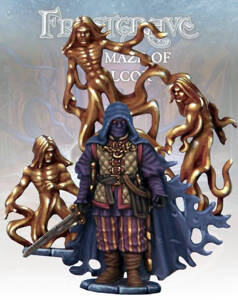 The Wraith of Malcor & Advisory Council Frostgrave 28mm Fantasy miniatures Great for Dungeons & Dragons
