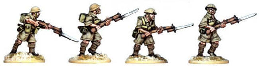 British 8th Army Riflemen I WWII Artizan miniatures