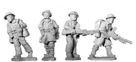 British 8th Army Bren Teams WWII Artizan miniatures