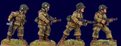 SWW312 - U.S. Airborne S.M.G.s WWII Artizan miniatures