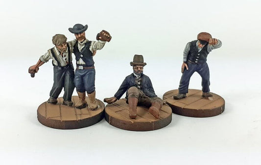 Dead Man's Hand Drunken Patrons (cowboys)