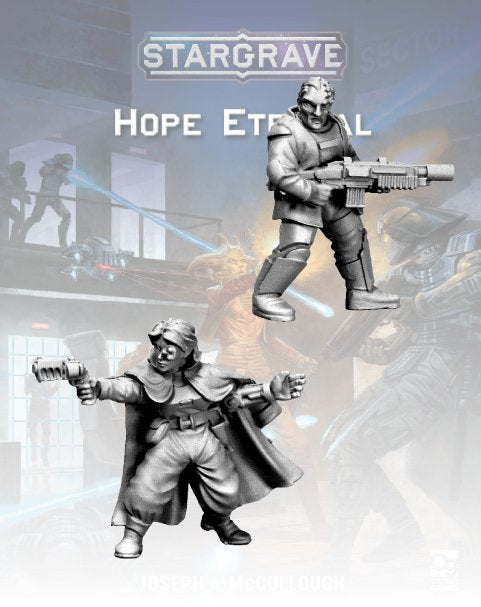 Chella Rean & Drix Nomat: Stargrave Miniatures