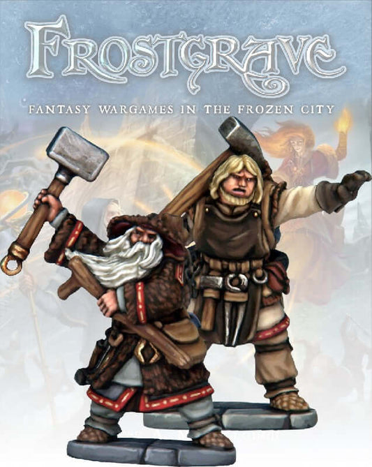 Enchanter & Apprentice Frostgrave 28mm Fantasy miniatures Great for Dungeons & Dragons