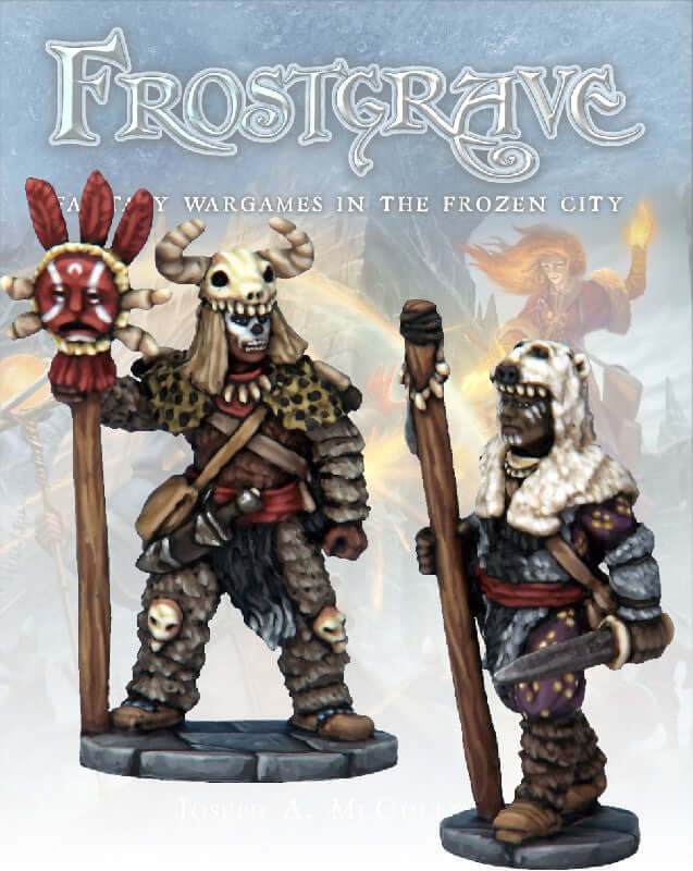 Witch & Apprentice Frostgrave 28mm Fantasy miniatures Great for Dungeons & Dragons