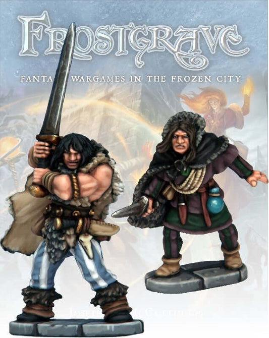 Thief & Barbarian Frostgrave 28mm Fantasy miniatures Great for Dungeons & Dragons