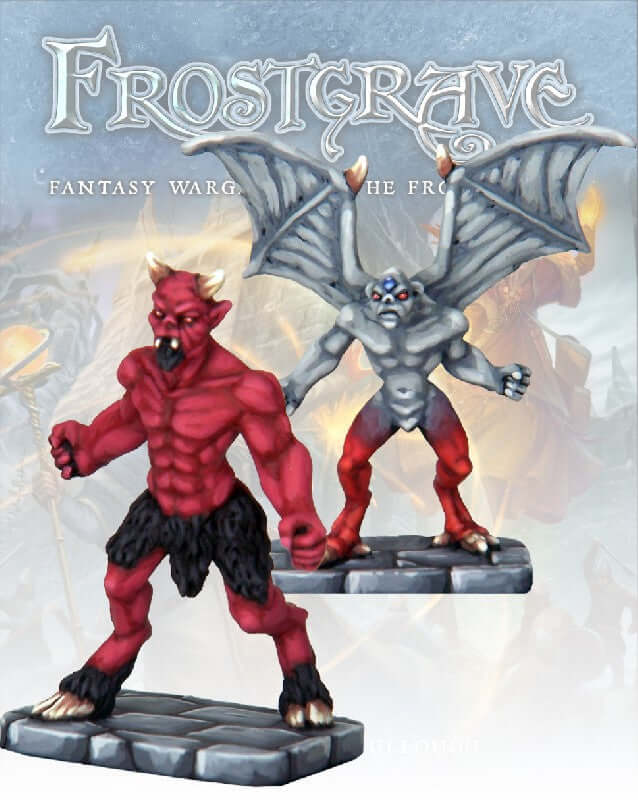 Imp Demon & Minor Demon Frostgrave 28mm Fantasy miniatures Great for Dungeons & Dragons