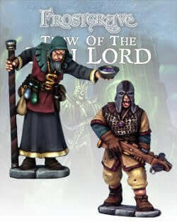 Cultist Apothecary & Marksman Frostgrave 28mm Fantasy miniatures Great for Dungeons & Dragons