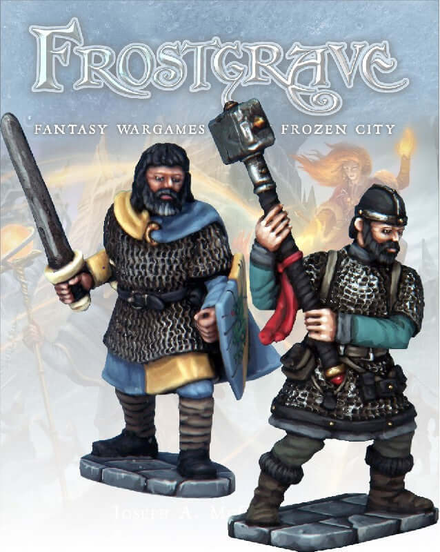 Knight & Templar II Frostgrave 28mm Fantasy miniatures Great for Dungeons & Dragons