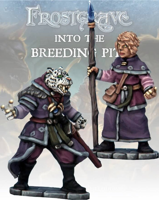 Beastcrafter & Apprentice for Frostgrave by NorthStar 28mm Fantasy miniatures Great for Dungeons & Dragons