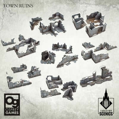 Town Ruins Frostgrave 28mm Fantasy miniatures Great for Dungeons & Dragons