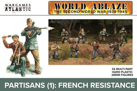 PARTISANS (1) FRENCH RESISTANCE WORLD ABLAZE WARGAMES ATLANTIC