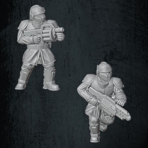 QM 3D Solarian Special Weapons Pack 2 40k Astra Militarum Stargrave Xenos Rampant 28mm Resin