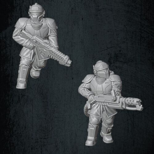 QM 3D Solarian Special Weapons Pack 2 40k Astra Militarum Stargrave Xenos Rampant 28mm Resin