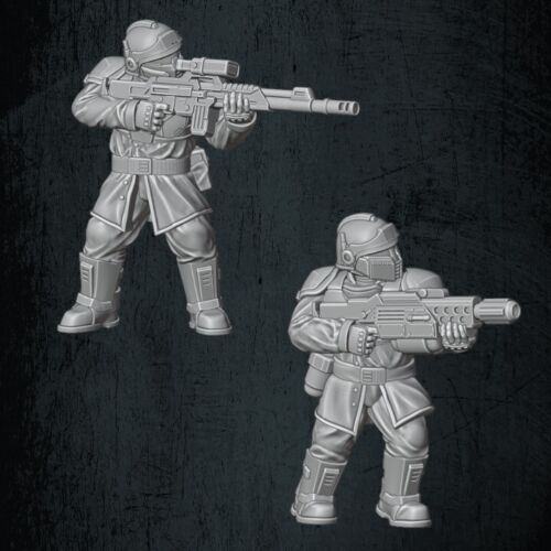 QM 3D Solarian Special Weapons Pack 1 40k Astra MilitarumStargrave Xenos Rampant 28mm Resin