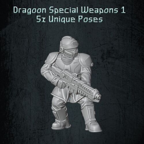 QM 3D Solarian Special Weapons Pack 1 40k Astra MilitarumStargrave Xenos Rampant 28mm Resin