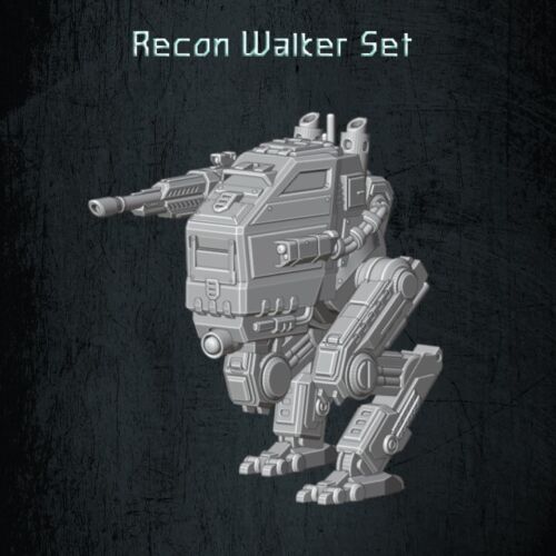 QM 3D Solarian Dragoons Recon Walker Set x 3 40k Astra Militarum  Stargrave Xenos Rampant 28mm