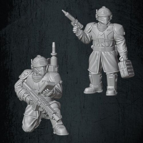 QM 3D Solarian Bad Batch Strike Team 40k Astra Militarum Rough Stargrave Xenos Rampant 28mm Resin IG