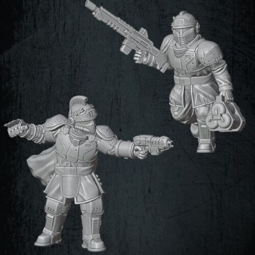 QM 3D Solarian Bad Batch Strike Team 40k Astra Militarum Rough Stargrave Xenos Rampant 28mm Resin IG