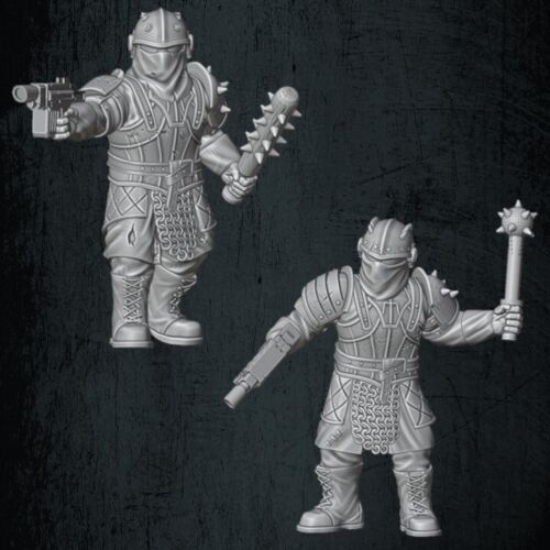 QM 3D Solarian Chaos Cultist Rebels x 10 40k Astra Militarum  Stargrave Xenos Rampant 28mm Resin