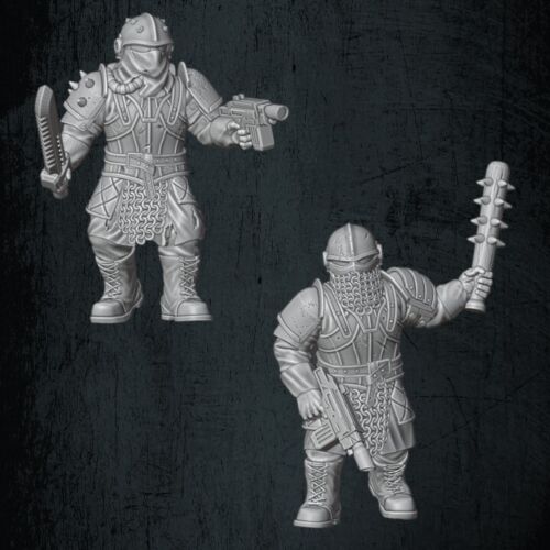 QM 3D Solarian Chaos Cultist Rebels x 10 40k Astra Militarum  Stargrave Xenos Rampant 28mm Resin