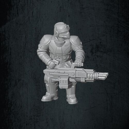 QM 3D Solarian Stormtrooper Special Wpns x 5 40k Astra Militarum Stargrave Xenos Rampant 28mm