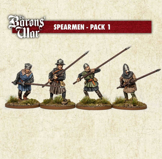 Spearmen 1 Footsore medieval historical miniatures