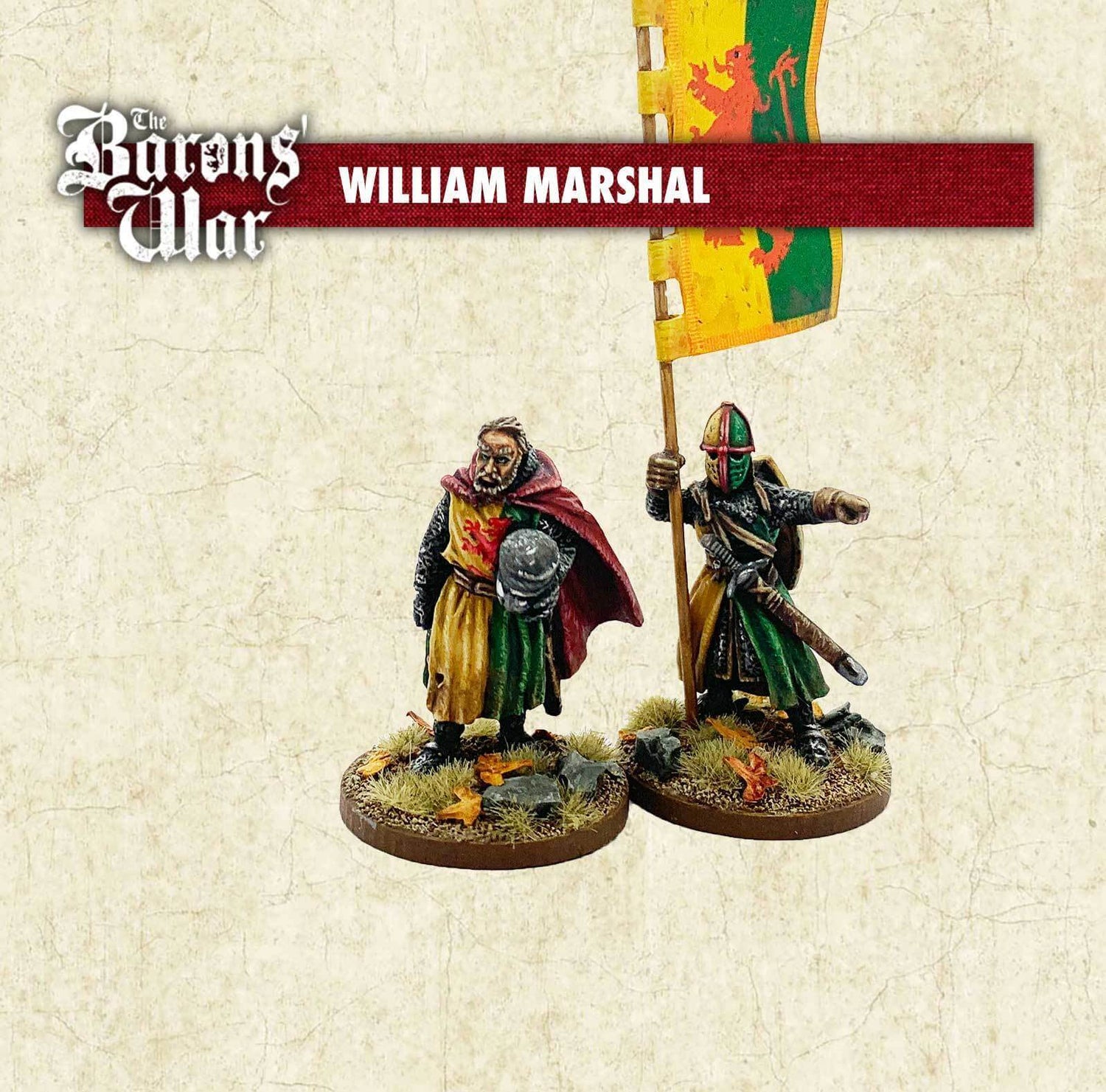 William Marshal & Bannerman Footsore medieval historical miniatures