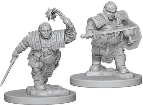 D&D Nolzur's Marvelous Unpainted Minis: W2 Female Dwarf Fighter D&D miniatures