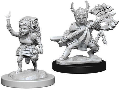 D&D Nolzur's Marvelous Unpainted Minis: W6 Female Halfling Fighter D&D miniatures